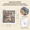Special Shape Cats Diamond Art Painting Kit for Adults – Butterfly & Flower Design, 12×12 inch / 30×30 cm